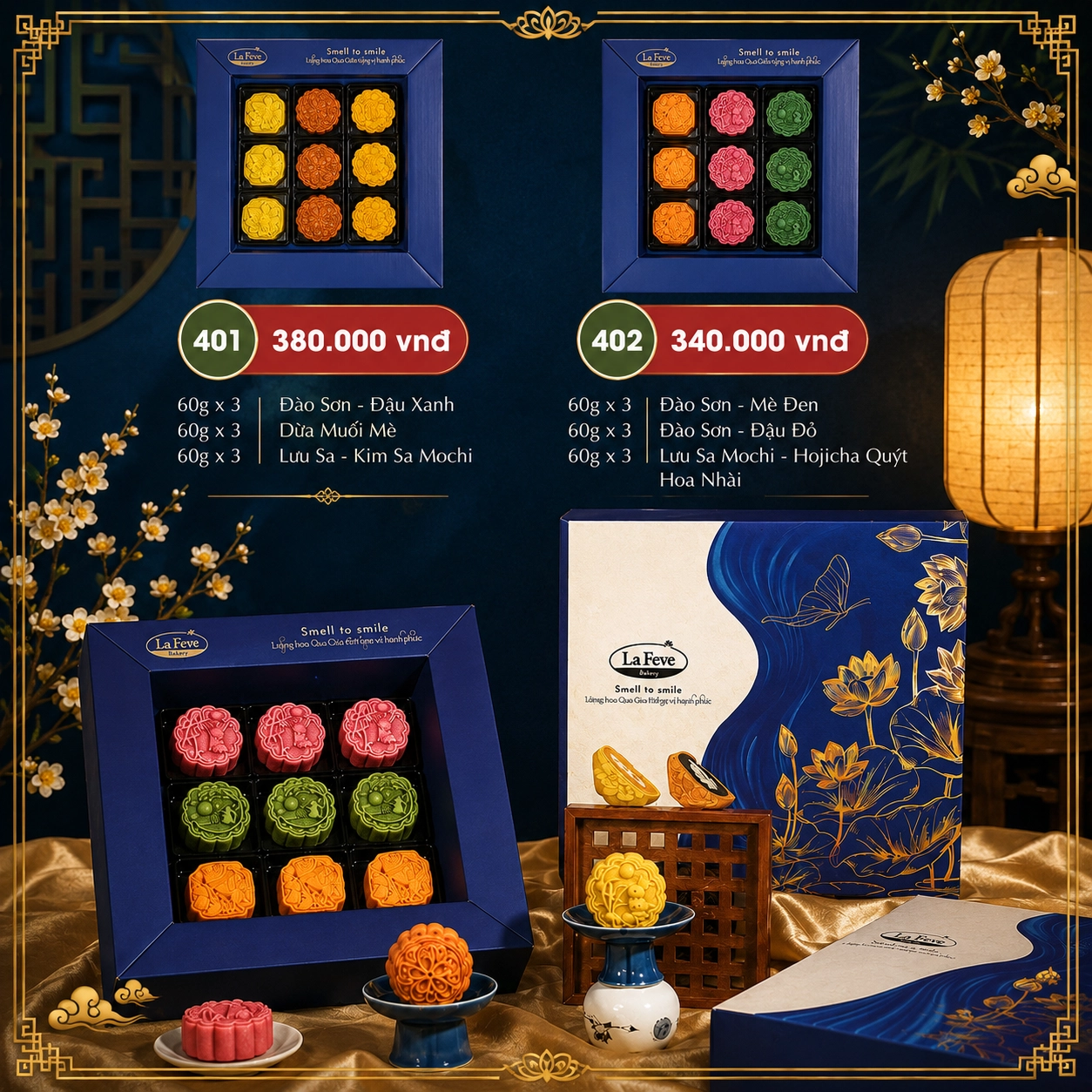 Lễ Hộp Liên Hoa Thủy Nguyệt 402 3 Lễ Hộp Liên Hoa Thủy Nguyệt 402